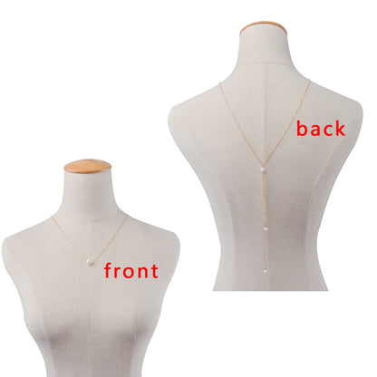 Crystal Pendant Body Necklace