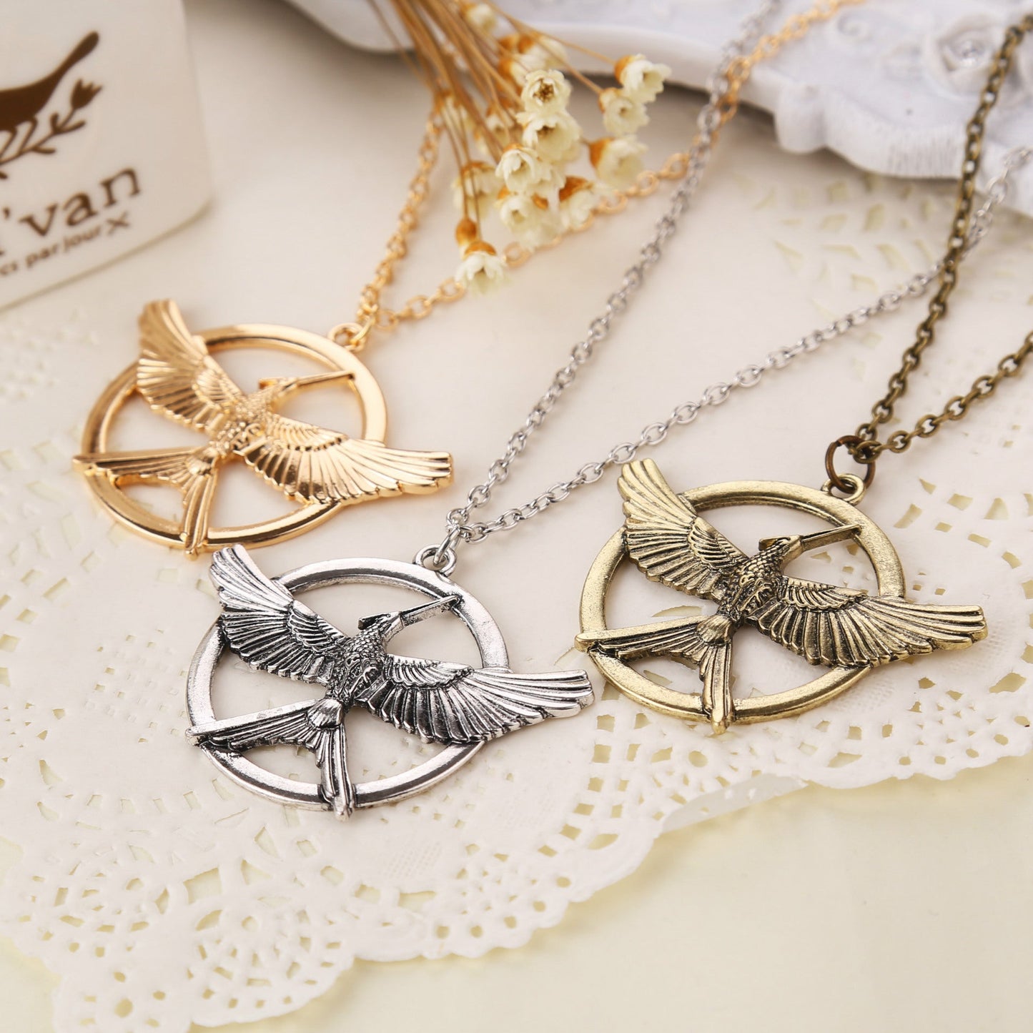 Mockingjay Bird Necklace