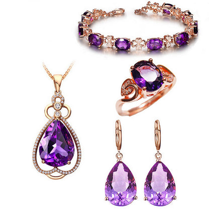 Rose Gold Jewelry Set