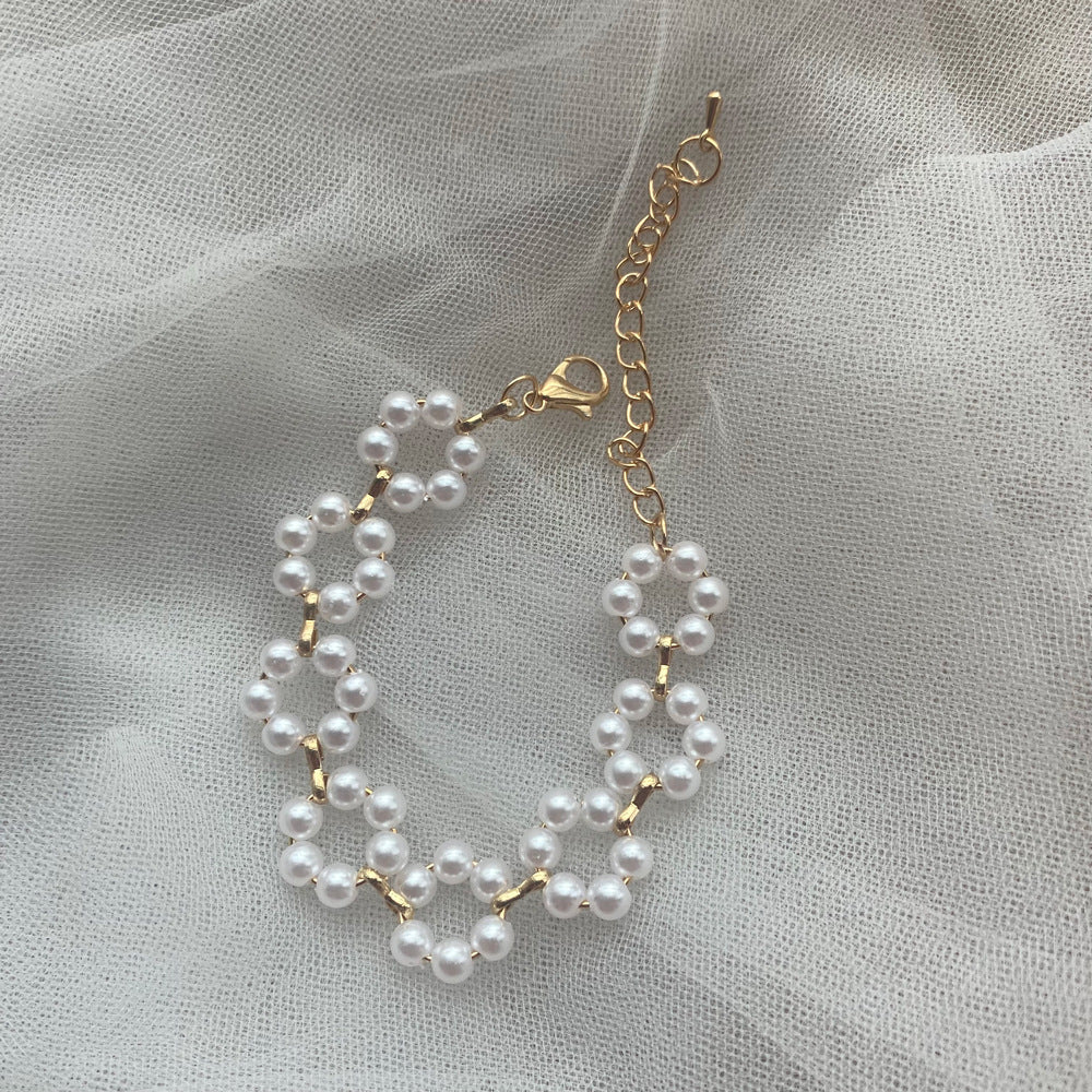 Pearl Necklace and Bracelet