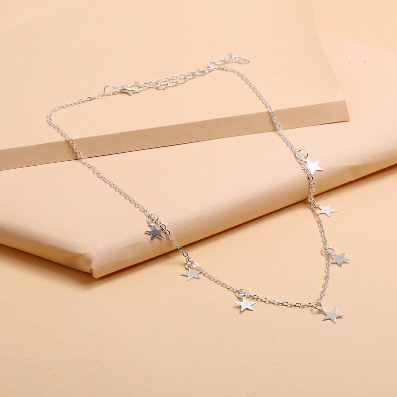 Five-Pointed Star Pendant Necklace