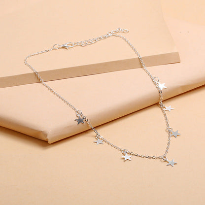 Five-Pointed Star Pendant Necklace