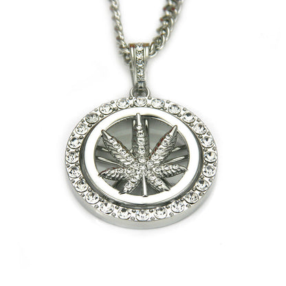 Maple Leaf Turntable Chain Necklace