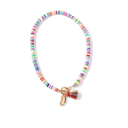 Shell Necklace with Tassels