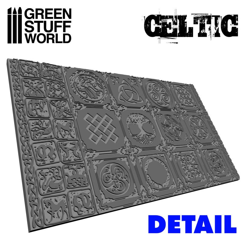 Green Stuff World Rolling Pin Celtic