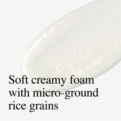 9 Wishes Rice Foaming Cleanser – Gentle Pore Refining Exfoliator with Real Rice Powder (4 fl oz)