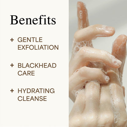 9 Wishes Rice Foaming Cleanser – Gentle Pore Refining Exfoliator with Real Rice Powder (4 fl oz)