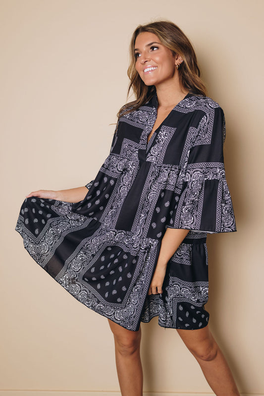 Rae Geometric Mini Dress