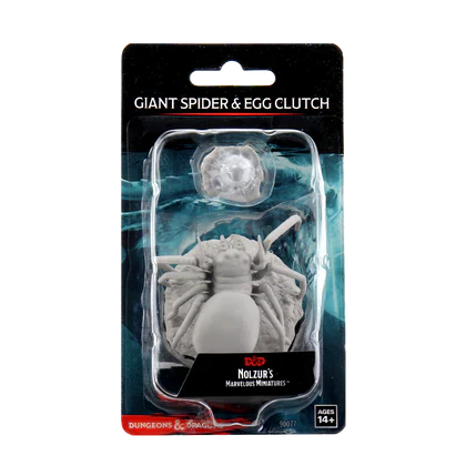D&D Nolzurs Marvelous Miniatures: Giant Spider & Egg Clutch - Wave 12