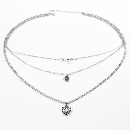 Multilayer Seven Deadly Sins Pendant Necklace