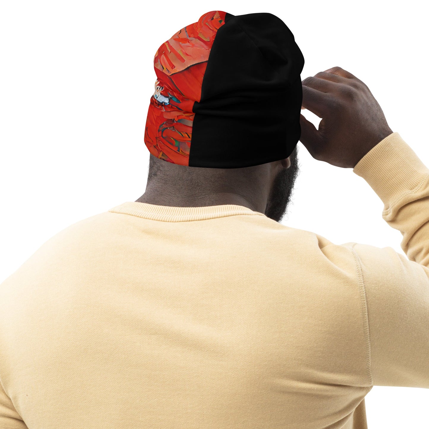 Half Black Half Hónghǎi - Beanie