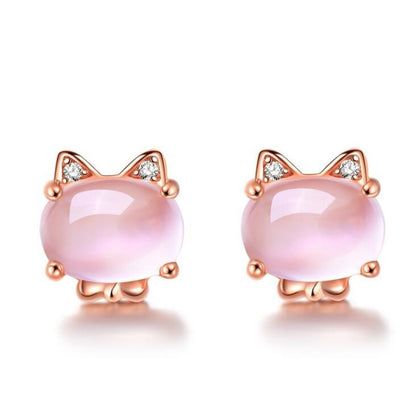 Cute Cat Jewelry Set