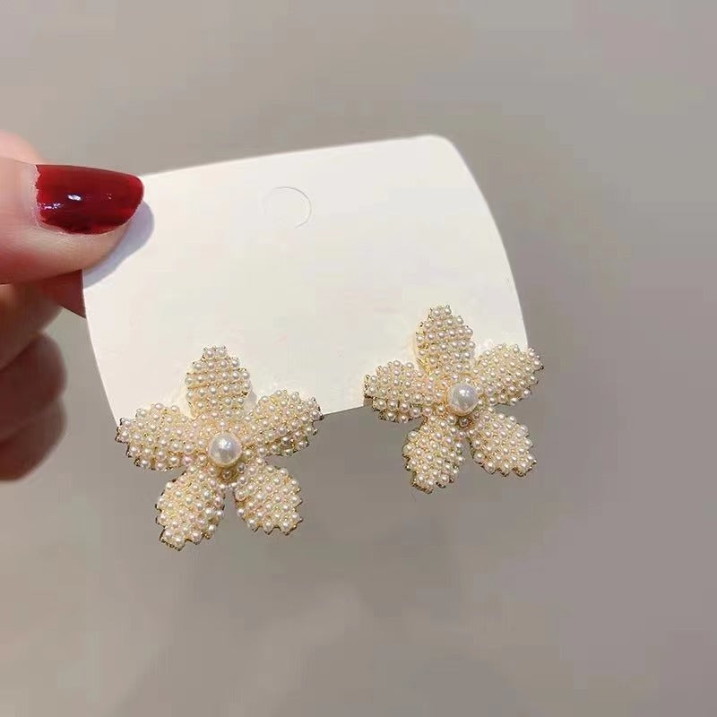Pineapple & Starfish Pearl Earrings