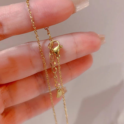 Rainbow Titanium All-match Necklace