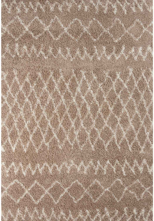 Moroccan Beige Shaggy Rug | 920
