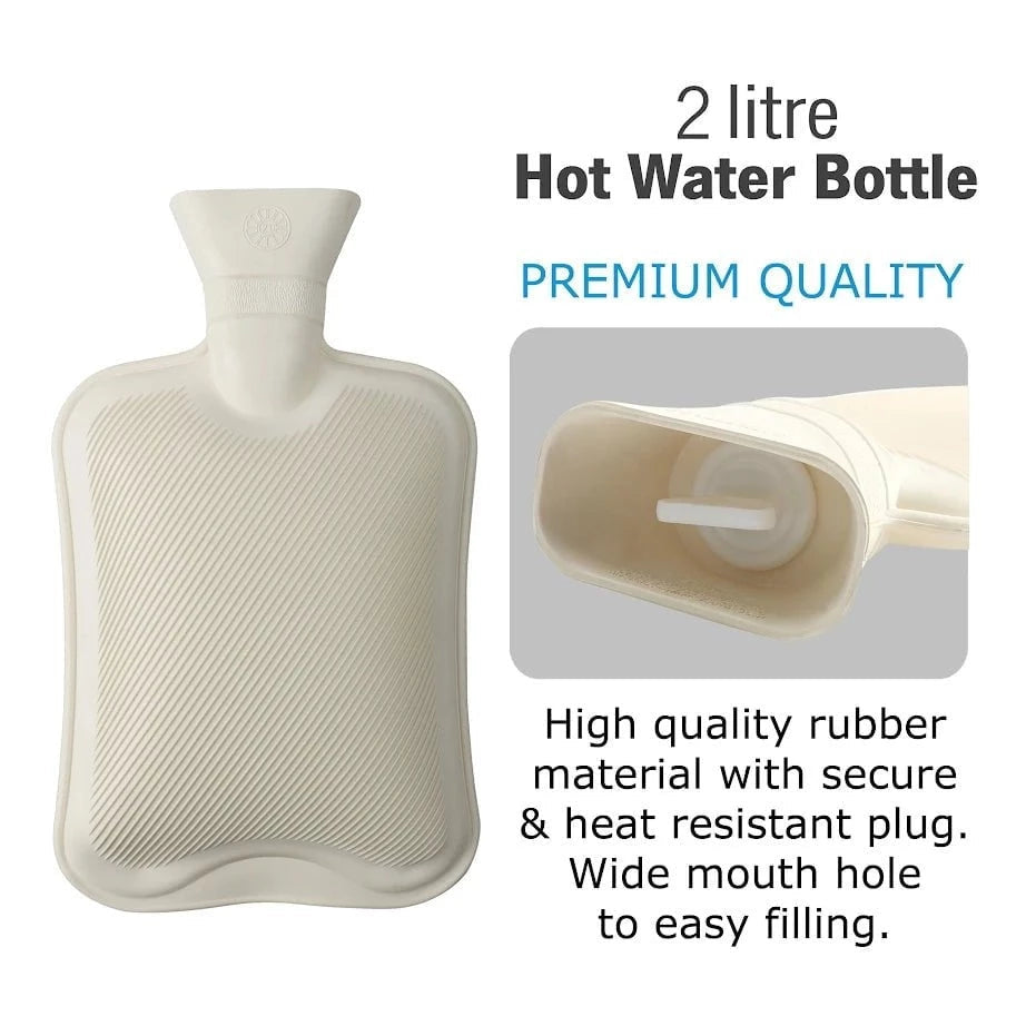 DGI Rubber Hot Water Bottle 20L Stay Warm and Cozy All Winter
