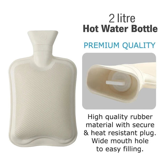 DGI Rubber Hot Water Bottle 20L Stay Warm and Cozy All Winter