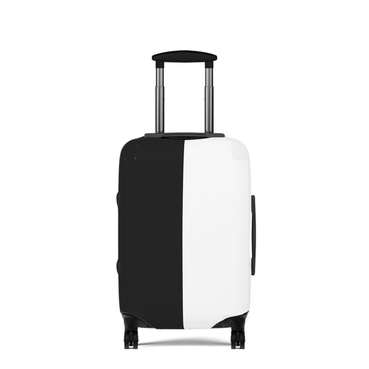 Half Black Half White – Protective Suitcase Cover