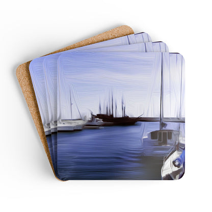 The Sleeping Yachts (at Afternoon) - Coaster Set