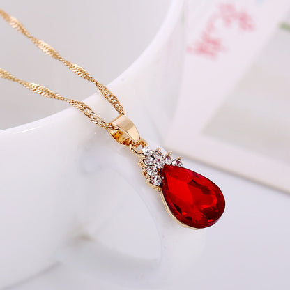 Diamond Crystal Necklace & Earrings Sets