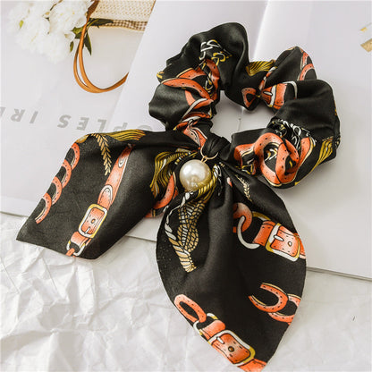Pearl Pendant Bow Hair Band