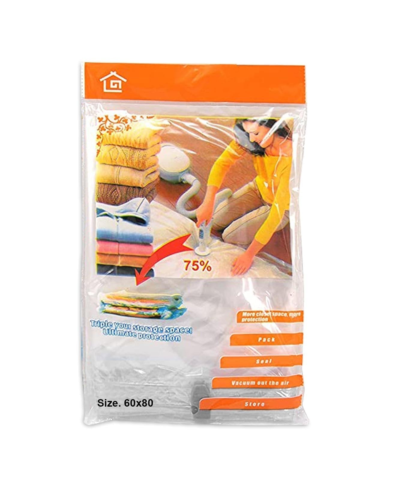 SpaceSaving Vacuum Storage Bags 60x80cm