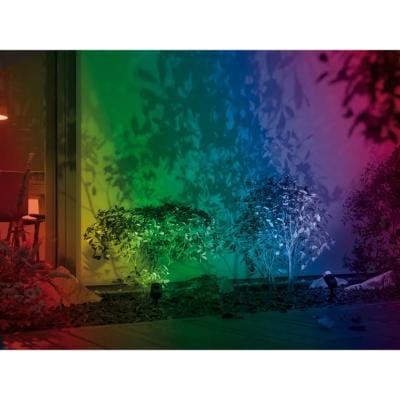 Outdoor Plug & Shine LED Garden Spotlight Pike