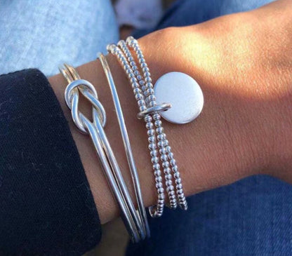 5pcs Heart Infinity Love Jewellery Bracelet Set