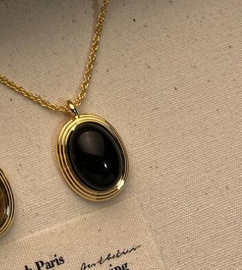Tiger Eye Retro Pendant Necklace