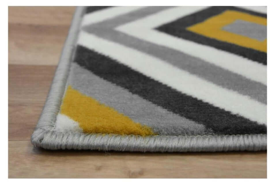 Maestro Geometric Yellow Rug | 3658 GB12