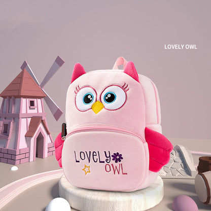 Cute Plush Animal Kindergarten Backpacks
