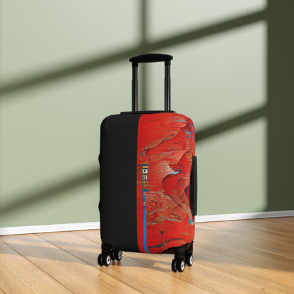 Half Black Half Hónghǎi – Protective Suitcase Cover