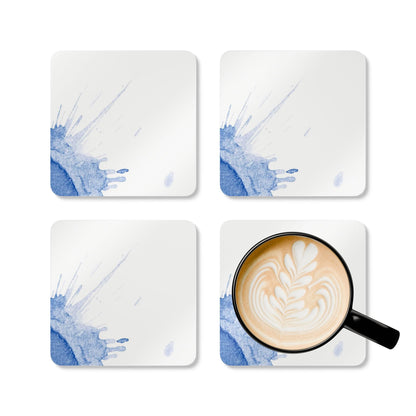 Watercolour Blue Splash - Coaster Set