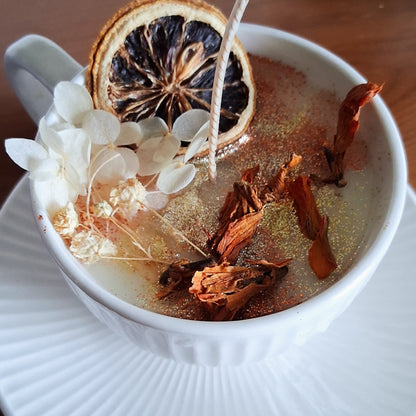 Unscented Autumnal Soy Cup Candle