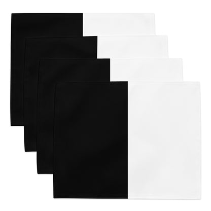 Half Black Half White - Placemat Set