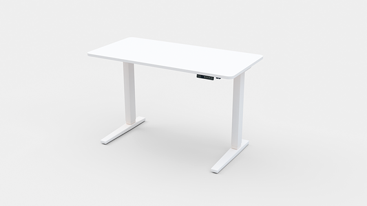 Classic Electric Height Adjustable Desk White (Wood Top) – Purus Life