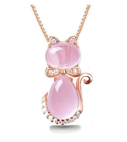 Cute Cat Jewelry Set