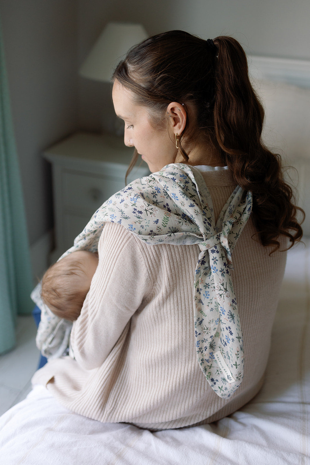 Wildflower Large Swaddle Muslin