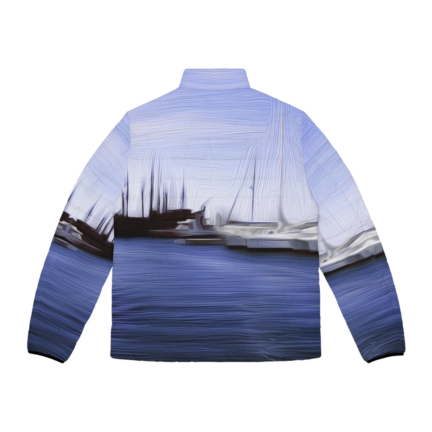 The Sleeping Yachts (at Afternoon) - Mens Puffer Jacket