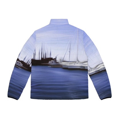 The Sleeping Yachts (at Afternoon) - Mens Puffer Jacket