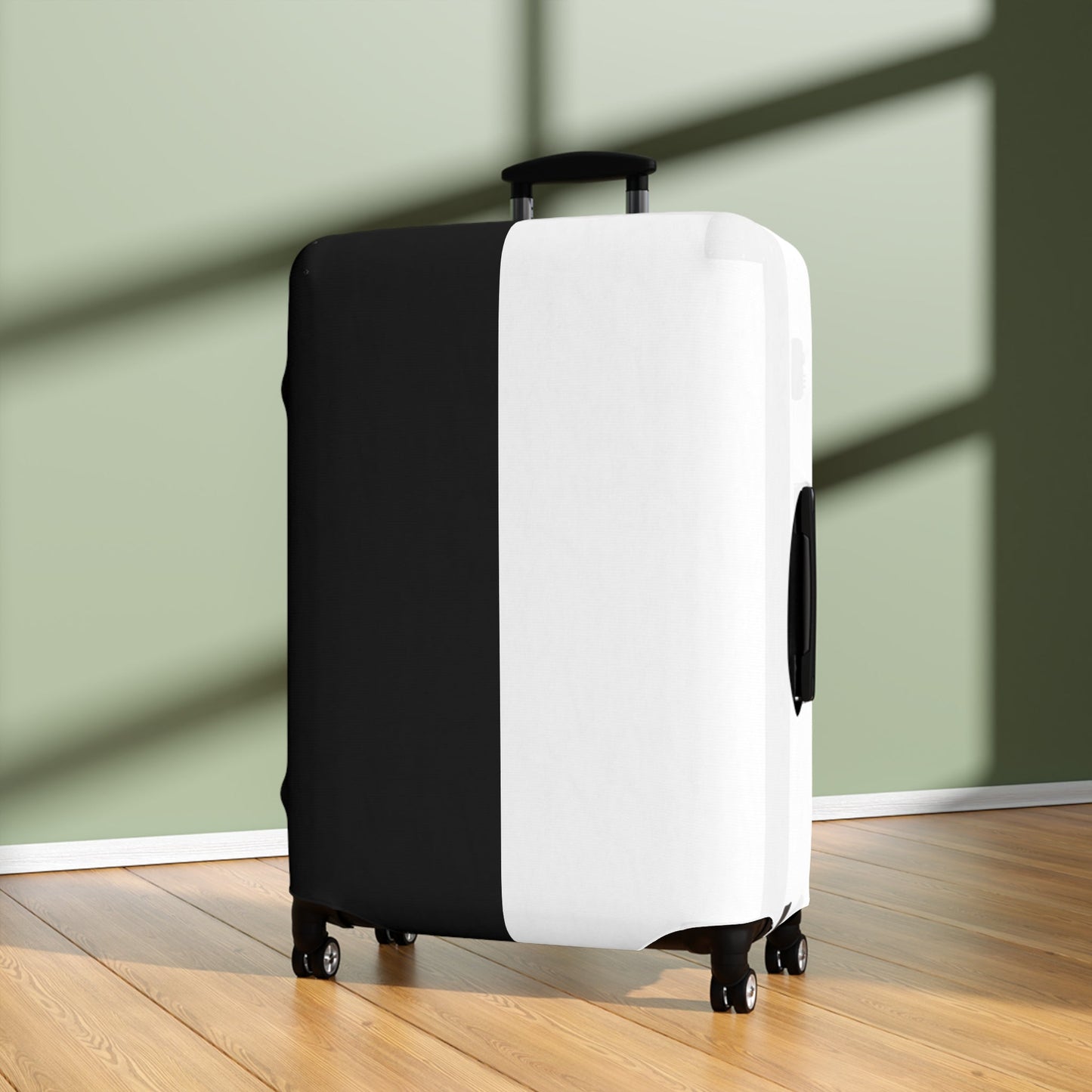 Half Black Half White – Protective Suitcase Cover