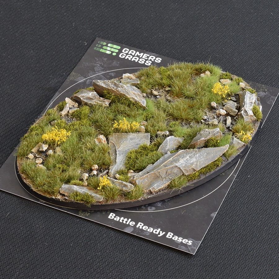 Gamers Grass Battle Ready Bases - Highland Oval 170mm (x1)