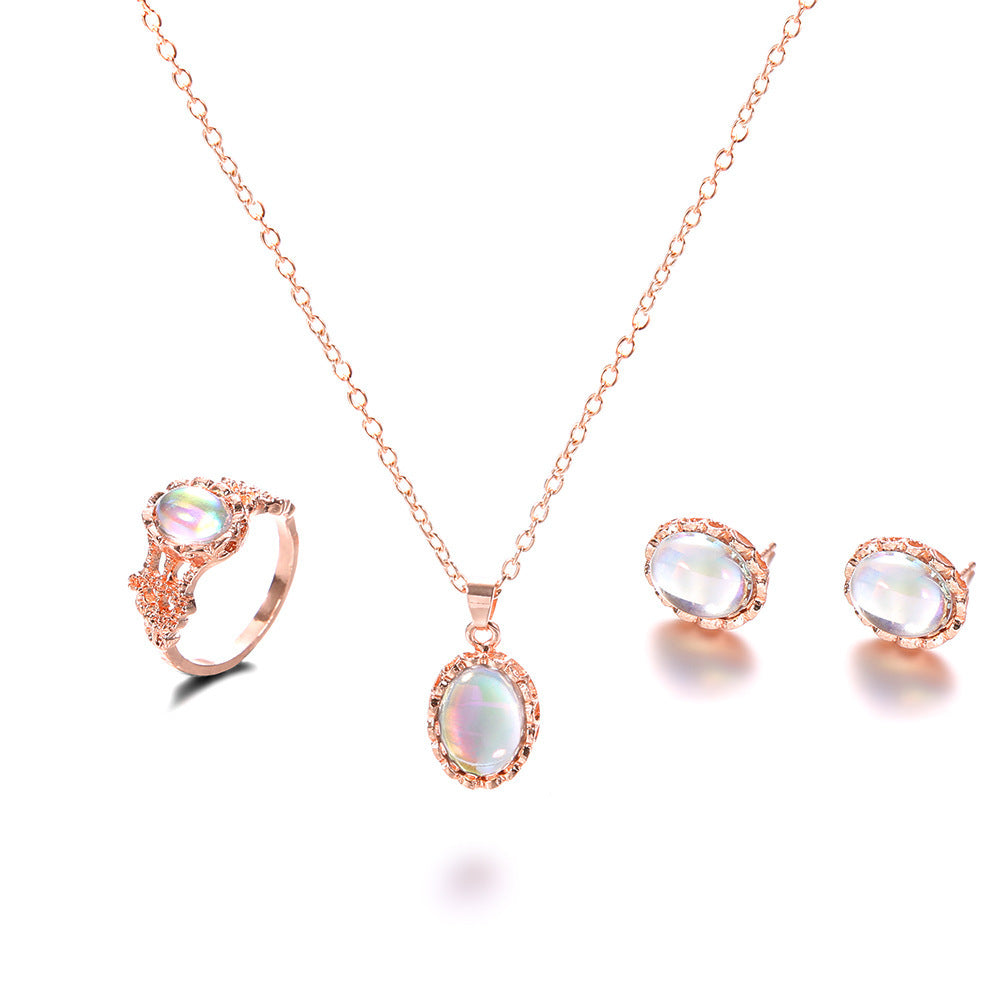 Dazzling Gemstone Jewellery Set