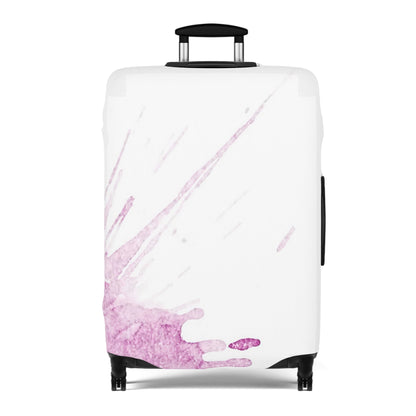 Watercolour Pink Splash – Protective Suitcase Cover