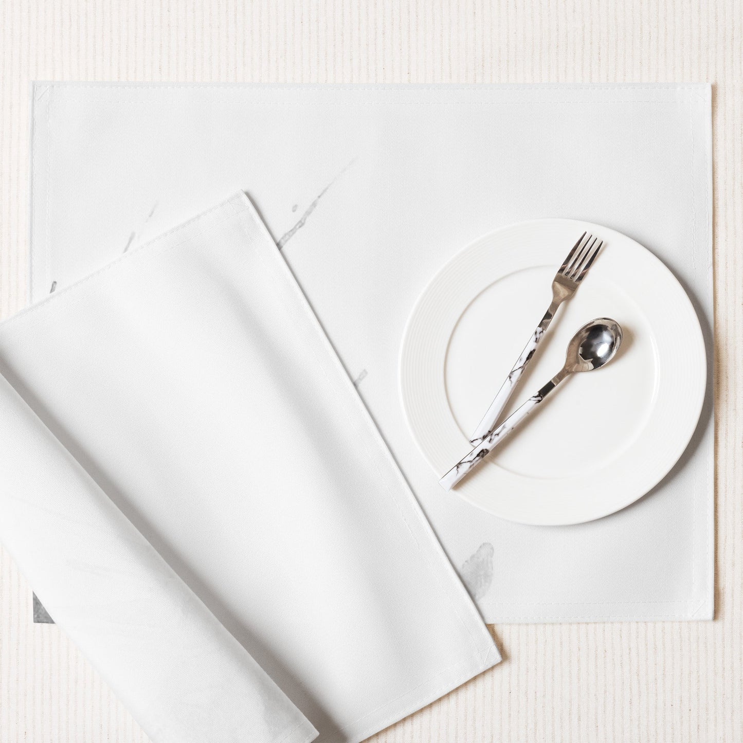 Watercolour Grey Splash - Placemat Set
