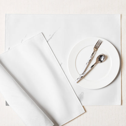 Watercolour Grey Splash - Placemat Set