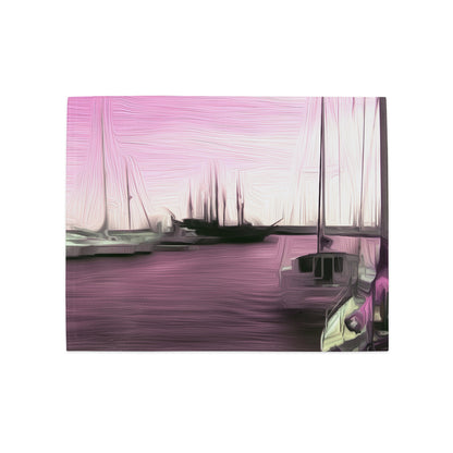 The Sleeping Yachts (at Evening) - Placemat Set