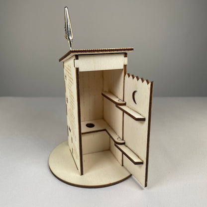 Outhouse Toilet - Flatpack Memo Holder