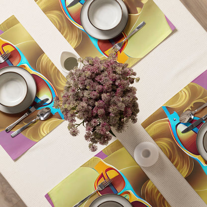 Retro Cool Pink - Placemat Set