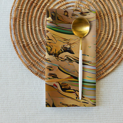 Half Black Half Gāolàng - Cloth Napkin Set